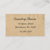 Länderspezifische Visitenkarte (Rückseite)