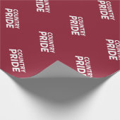 Länderstolz Geschenkpapier (Ecke)