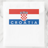 Ländersymbol Rechteckiger Aufkleber (Tasche)