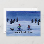 Länderübergreifend Postkarte (Vorne/Hinten)