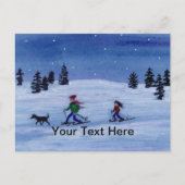 Länderübergreifend Postkarte (Vorderseite)