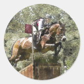 Länderübergreifend Runder Aufkleber (Vorderseite)