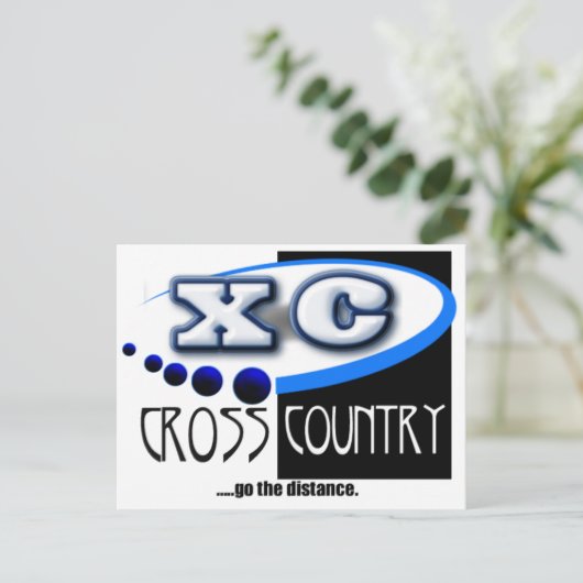 LÄNDERÜBERGREIFENDES MOTTO - FAHREN SIE DIE FERNSE POSTKARTE (Stehend Vorderseite)