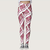 Länderübersicht (Rosa) Leggings (Vorderseite)