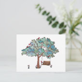 Länderumstellung Neue Adresse verschieben Ankündigungspostkarte (Stehend Vorderseite)