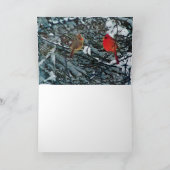 LänderWinter, Weihnachtskarten Feiertagskarte (Innenseite)