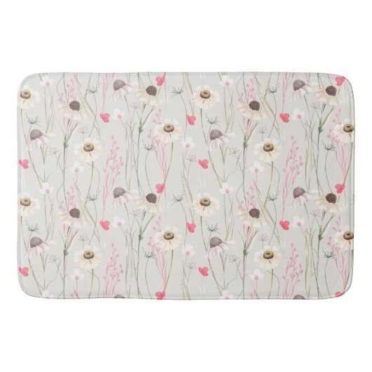 Landesausdruck der Wiesenlandschaft Hütte Badematte (Vorderseite)