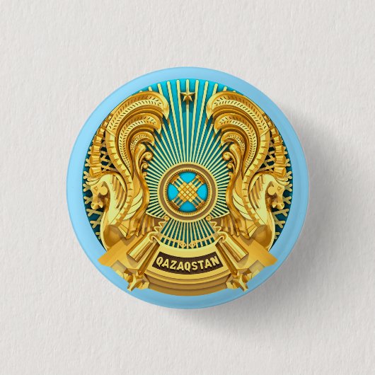 Landesemblem Kasachstans Button (Vorderseite)