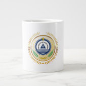 Landesemblem von Cabo Verde Jumbo-Tasse (Vorderseite)