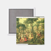 Landesfeier 1563 magnet (Vorderseite/Rückseite)