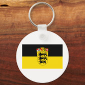 Landesflagge Baden-Württemberg Schlüsselanhänger (Vorderseite)
