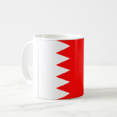 Landesflagge Bahrain Kaffeetasse (Vorderseite Links)