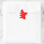 Landesflagge Bahrain Stern-Aufkleber (Tasche)