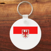 Landesflagge Brandenburg Schlüsselanhänger (Vorderseite)