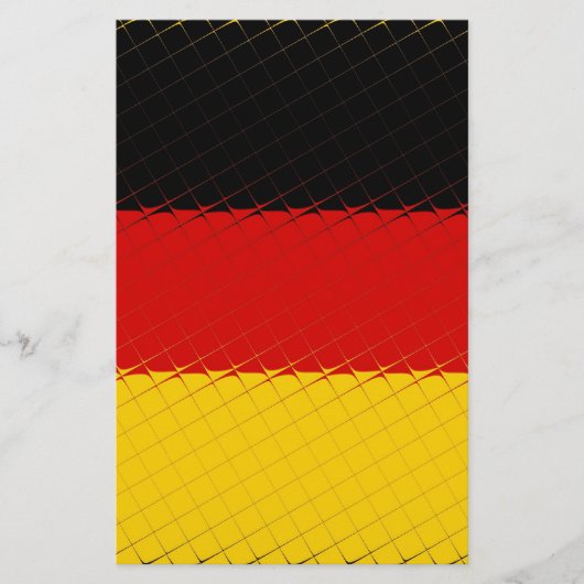 Landesflagge Deutschland Briefpapier (Vorderseite)