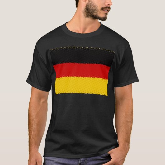 Landesflagge Deutschland T-Shirt (Vorderseite)