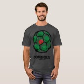 Landesflagge Dominica T-Shirt (Vorne ganz)