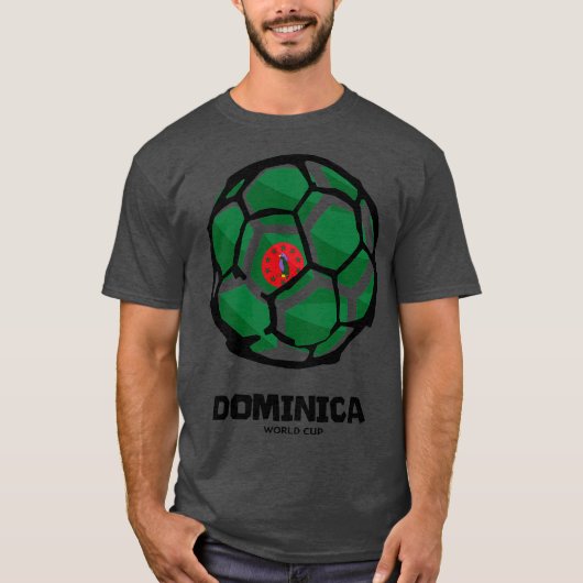 Landesflagge Dominica T-Shirt (Vorderseite)