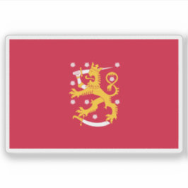 Landesflagge Finnlands (Dezember 1917 - Mai 1918) Aufkleber