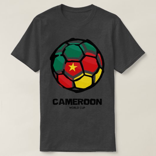 Landesflagge Kamerun T-Shirt (Design vorne)