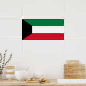 Landesflagge Kuwaits Poster (Küche)