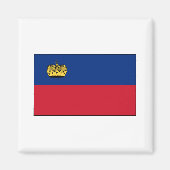 Landesflagge Liechtenstein Magnet (Vorne)