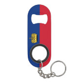 Landesflagge Mini Flaschenöffner (Rückseite)