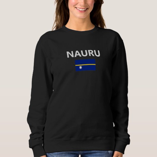 Landesflagge Nauru Sweatshirt (Vorderseite)