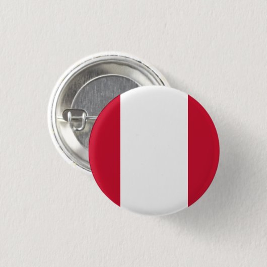 Landesflagge Perus Button (Vorne & Hinten)