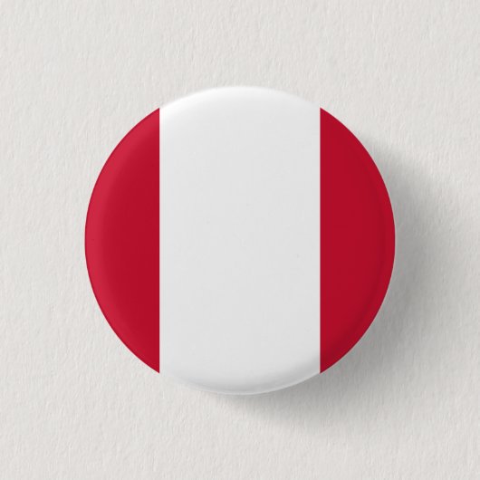 Landesflagge Perus Button (Vorderseite)