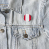 Landesflagge Perus Button (Beispiel)