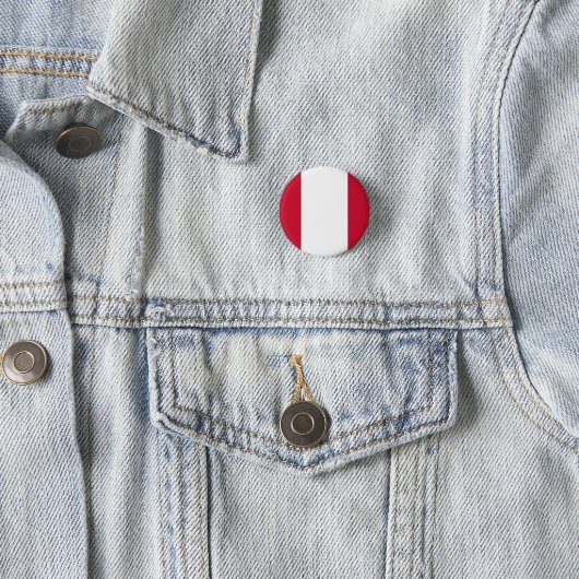 Landesflagge Perus Button (Beispiel)