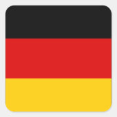 Landesflagge Quadratischer Aufkleber (Vorderseite)