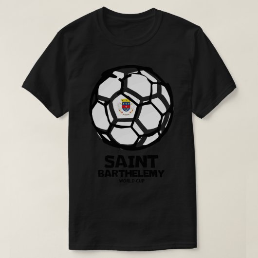 Landesflagge Saint Barthlemy T-Shirt (Design vorne)