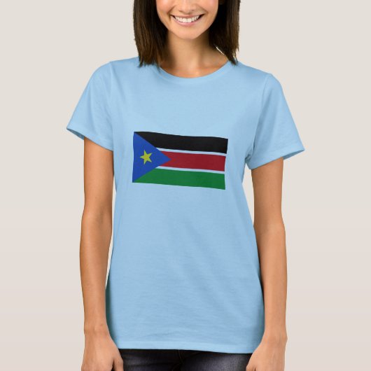 Landesflagge Südsudan T-Shirt (Vorderseite)