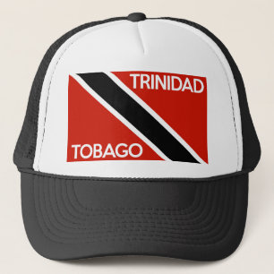 Landesflagge-Textname Trinidads Tobago Truckerkappe