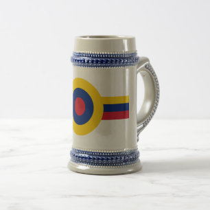 Landesflagge Venezuela - Rundsymbol Bierglas