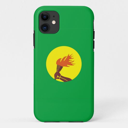 Landesflaggekasten Zaires der Kongo Case-Mate iPhone Hülle (Rückseite)