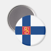 Landesflaggenmagnet Magnet (Vorderseite/Rückseite)