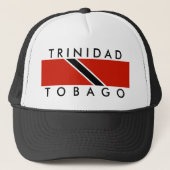 Landesflaggesymbol-Namentext Trinidads Tobago Truckerkappe (Vorderseite)