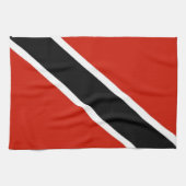 Landesflaggetuch Trinidads Tobago Geschirrtuch (Horizontal)