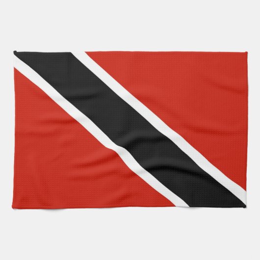 Landesflaggetuch Trinidads Tobago Geschirrtuch (Horizontal)