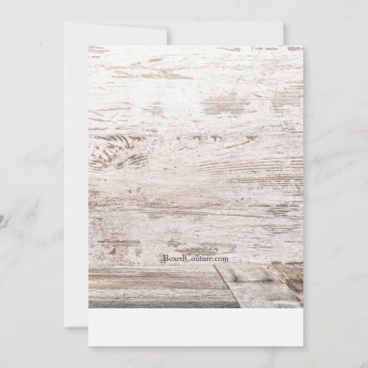 Landeshochzeit Einladung (Rückseite)