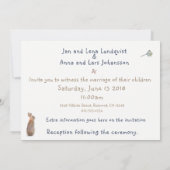 Landeshochzeit oder Verlobung: Einladungen (Rückseite)