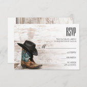 Landeshochzeit (RSVP-Karte) RSVP Karte (Vorne/Hinten)