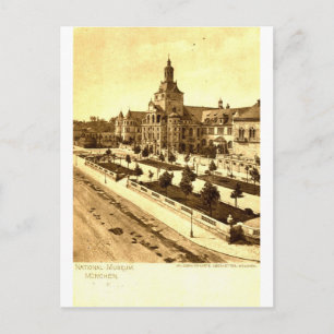 Landesmuseum München Deutschland 1924 Vintag Postkarte