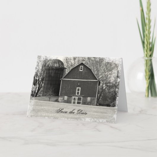 Landesstall Hochzeit speichern Datum Ankündigung (Vorderseite)