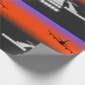 Landestraßenbeleuchtung Geschenkpapier (Ecke)