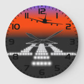 Landestraßenbeleuchtung Große Wanduhr (Vorderseite)