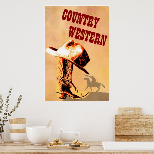 Landesweite Western Poster (Küche)